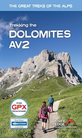 Wandelgids The Great Treks of the Alps Dolomites AV2 • Alta Via 2 | Knife Edge Outdoor