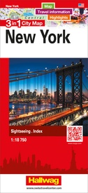 Stadsplattegrond New York 3 in 1 CityMap | Hallwag