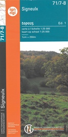 Wandelkaart - Topografische kaart 71/7-8 Topo25 Signeulx | NGI - Nationaal Geografisch Instituut