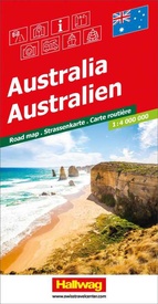Wegenkaart - landkaart Road maps Australië DG BeeTagg | Hallwag