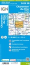 Topografische kaart - Wandelkaart 2426SB Charenton-du-Cher | IGN - Institut Géographique National