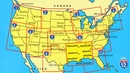 Wegenkaart - landkaart 10 Deep South USA, Mississippi Valley & Gulf of Mexico | Hallwag