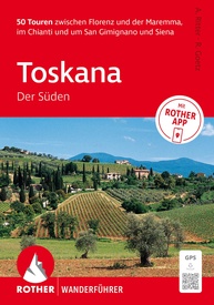 Wandelgids Hikeline Toskana Süd | Rother Bergverlag