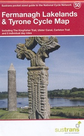 Fietskaart 50 Cycle Map Fermanagh Lakelands & Tyrone Cycle Map | Sustrans
