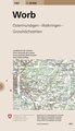 Wandelkaart - Topografische kaart 1167 Worb | Swisstopo