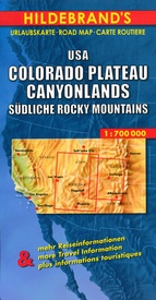 Wegenkaart - landkaart Colorado Plateau - Canyonlands - Rocky mountains | Hildebrand's