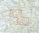 Wandelkaart Turkart Vassfarstien | Calazo