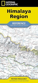 Wegenkaart - landkaart Himalaya + vlaggen | National Geographic