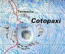 Wandelkaart trekkingmap Cotopaxi - Ecuador | Climbing-map