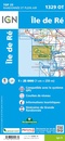 Wandelkaart - Topografische kaart 1329OT Ile De Re | IGN - Institut Géographique National