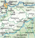 Wandelkaart 04 Basel - Bazel - Olten - Aarau, Zwitserse Jura | Kümmerly & Frey
