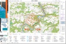 Topografische kaart - Wandelkaart 54/1-2 Topo25 Ciney | NGI - Nationaal Geografisch Instituut
