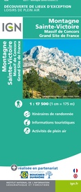 Wandelkaart 82017 Découvere de Lieux d'Exception Montagne Sainte-Victoire | IGN - Institut Géographique National