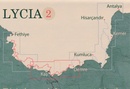 Wandelkaart Lycia - west inclusief The Lycean Way - Lycische Kust | MapSite Verlag