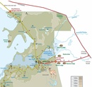 Wegenkaart - landkaart Map of Etosha | Honeyguide