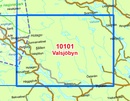 Wandelkaart - Topografische kaart 10101 Norge Serien Valsjöbyn | Nordeca