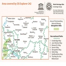 Wandelkaart - Topografische kaart 242 OS Explorer Map Telford, Ironbridge, the Wrekin | Ordnance Survey