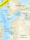 Wandelkaart 2633 Turkart Kvaløya - Seiland | Nordeca
