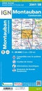 Wandelkaart - Topografische kaart 2041SB Montauban (Tarn-et-Garonne) - Castelsarrasin | IGN - Institut Géographique National