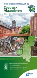 Fietskaart 26 Regio Fietsknooppuntenkaart Zeeuws Vlaanderen - Gent binnenland | ANWB Media