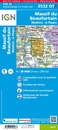 Wandelkaart - Topografische kaart 3532OTR Massif du Beaufortain | IGN - Institut Géographique National Wandelkaart - Topografische kaart 3532OT Massif du Beaufortain | IGN - Institut Géographique National
