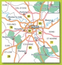 Wegenkaart - landkaart - Stadsplattegrond 106 Environ de Paris - Parijs 2021 | Michelin