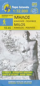 Wandelkaart 10.45 Milos - Kimolos - Polyvos | Anavasi