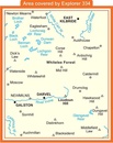 Wandelkaart - Topografische kaart 334 Explorer  East Kilbride, Galston, Darvel  | Ordnance Survey