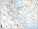 Wegenkaart - landkaart Iran - Irak + vlaggen | National Geographic