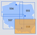 Wegenkaart - landkaart 555 Polen Noord Oost | Michelin