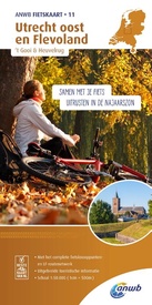 Fietskaart 11 Utrecht oost - Flevoland - het Gooi en Heuvelrug | ANWB Media