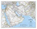 Wandkaart Middle East - Midden Oosten 76 x 58 cm | National Geographic