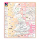 Wegenkaart - landkaart Great British Music Map | Strumpshaw, Tincleton & Giggleswick's Marvellous Maps