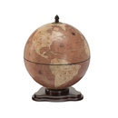 Barglobe Galileo rust, bruin - tafelmodel | Zoffoli