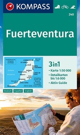 Wandelkaart 240 Fuerteventura | Kompass