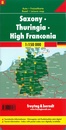 Wegenkaart - landkaart 08 Sachsen – Thüringen – Hochfranken | Freytag & Berndt