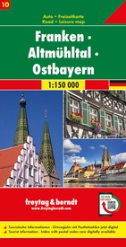 Wegenkaart - landkaart 10 Franken – Altmühltal – Ostbayern | Freytag & Berndt