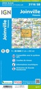 Wandelkaart - Topografische kaart 3116SB Joinville  | IGN - Institut Géographique National