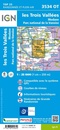 Wandelkaart - Topografische kaart 3534OT Les Trois Vallées | IGN - Institut Géographique National