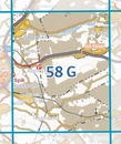 Topografische kaart - Wandelkaart 58G Swalmen | Kadaster