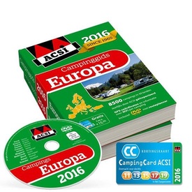 Campinggids Europa met DVD 2016 | ACSI