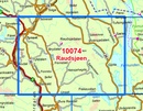 Wandelkaart - Topografische kaart 10074 Norge Serien Raudsjøen | Nordeca