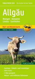 Fietskaart - Wandelkaart 1533 Allgäu | Public Press