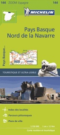 Wegenkaart - landkaart 144 Pays Basque - Nord de la Navarra - Spaanse Pyreneeën | Michelin
