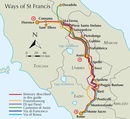 Wandelgids - Pelgrimsroute The Way of St Francis - Via Francigena | Cicerone