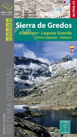 Wandelkaart Sierra de Gredos | Editorial Alpina