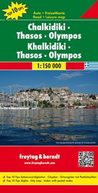 Wegenkaart - landkaart Chalkidiki-Thassos-Thessaloniki | Freytag & Berndt