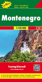 Wegenkaart - landkaart Montenegro | Freytag & Berndt