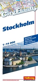 Stadsplattegrond City Flash Stockholm  | Hallwag