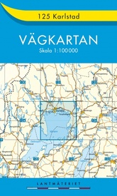 Wegenkaart - landkaart 125 Vägkartan Karlstad | Lantmäteriet